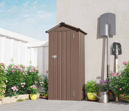 Campcraft High quality galvanized iron sheet,waterproof design, reasonable internal space planning,equipped with a solid lock system,easy to assemble and move,Small Metal Compact Garden Shed