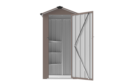 Campcraft High quality galvanized iron sheet,waterproof design, reasonable internal space planning,equipped with a solid lock system,easy to assemble and move,Small Metal Compact Garden Shed