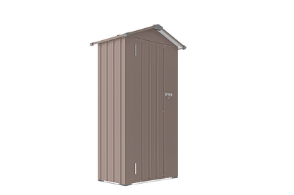 Campcraft High quality galvanized iron sheet,waterproof design, reasonable internal space planning,equipped with a solid lock system,easy to assemble and move,Small Metal Compact Garden Shed