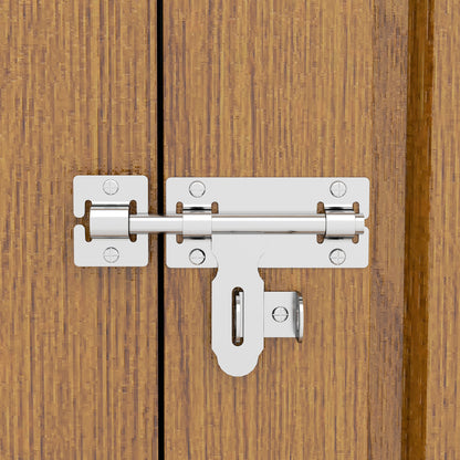 6x8FT Outdoor Steel Storage Shed with Clear Window, Lockable Doors, Compact Metal Tool Shed for Garden, Backyard, Patio, Utility, and Bike Storage,yellow