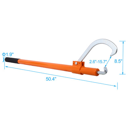Aluminum Handle Cant Hook Heat Treated for Strength 48in