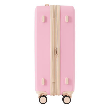 4 Piece Luggage Set with Compression Packing Cubes for Suitcase Expanable Spinner Wheels Lightweight Suitcase with TSA Lock 16 IN+20IN+24IN+28IN