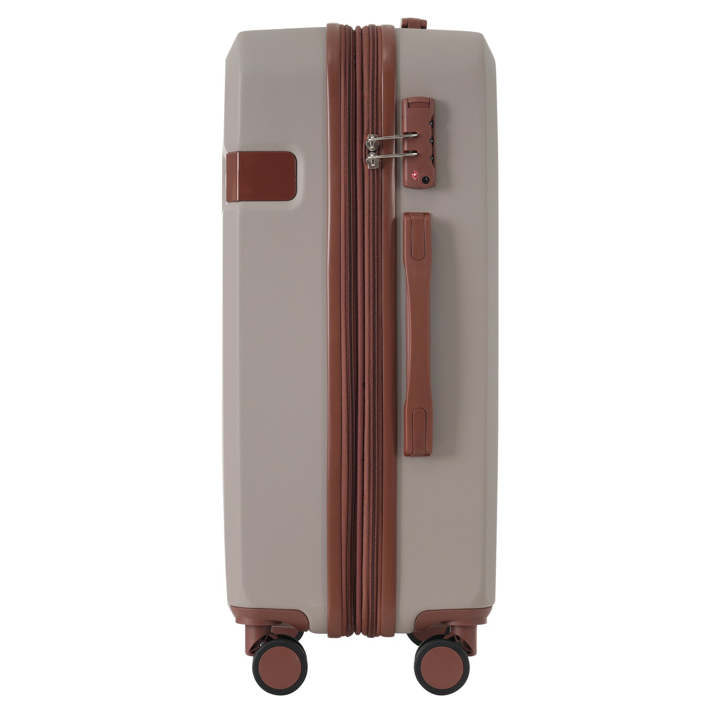 4 Piece Luggage Set with Compression Packing Cubes for Suitcase Expanable Spinner Wheels Lightweight Suitcase with TSA Lock 16 IN+20IN+24IN+28IN