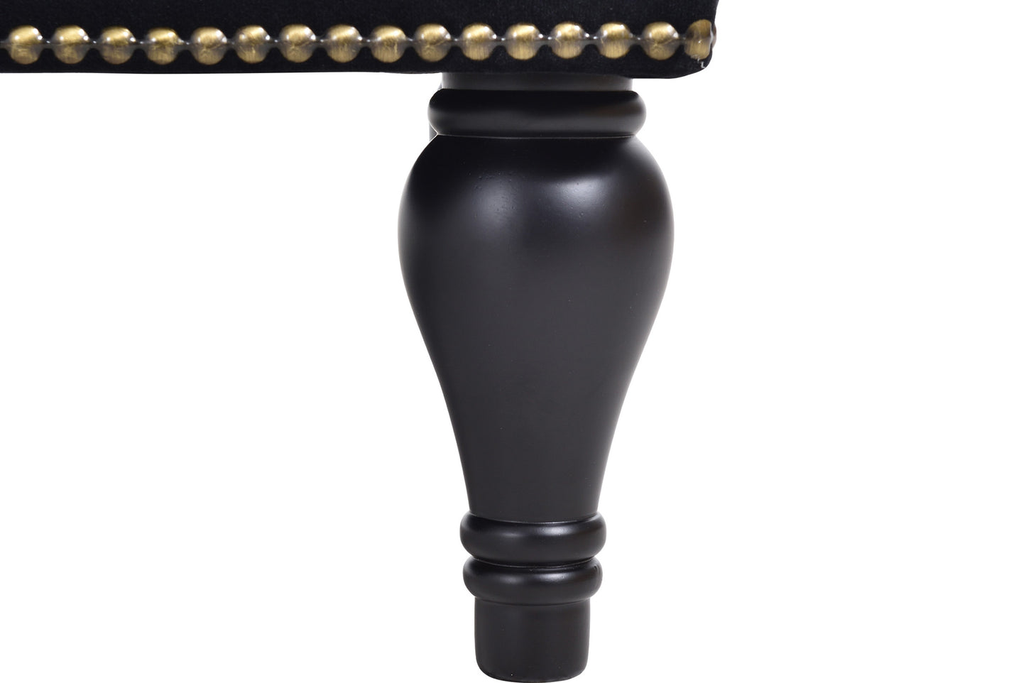 58''Velvet Chaise Lounge,Button Tufted Right Arm Facing Lounge Chair with Nailhead Trim & Solid Wood Legs for Living Room or Office,Sleeper Lounge Sofa