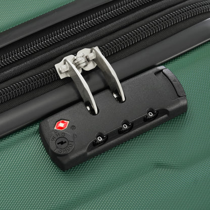 2 Piece Luggage Set with Bags Expanable Spinner Wheels ABS Lightweight Suitcase with TSA Lock 20inch+24inch