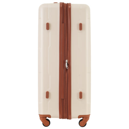 2 Piece Luggage Set with Bags Expanable Spinner Wheels ABS Lightweight Suitcase with TSA Lock 20inch+24inch