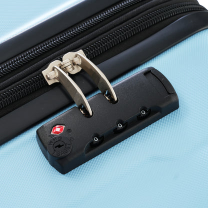 2 Piece Luggage Set with Bags Expanable Spinner Wheels ABS Lightweight Suitcase with TSA Lock 20inch+28inch