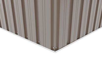 10*12ft 0.25mm color steel plate, surface protective film, Two daylight Windows, A practical and thoughtful gift,two colors can be freely selected storage sheds