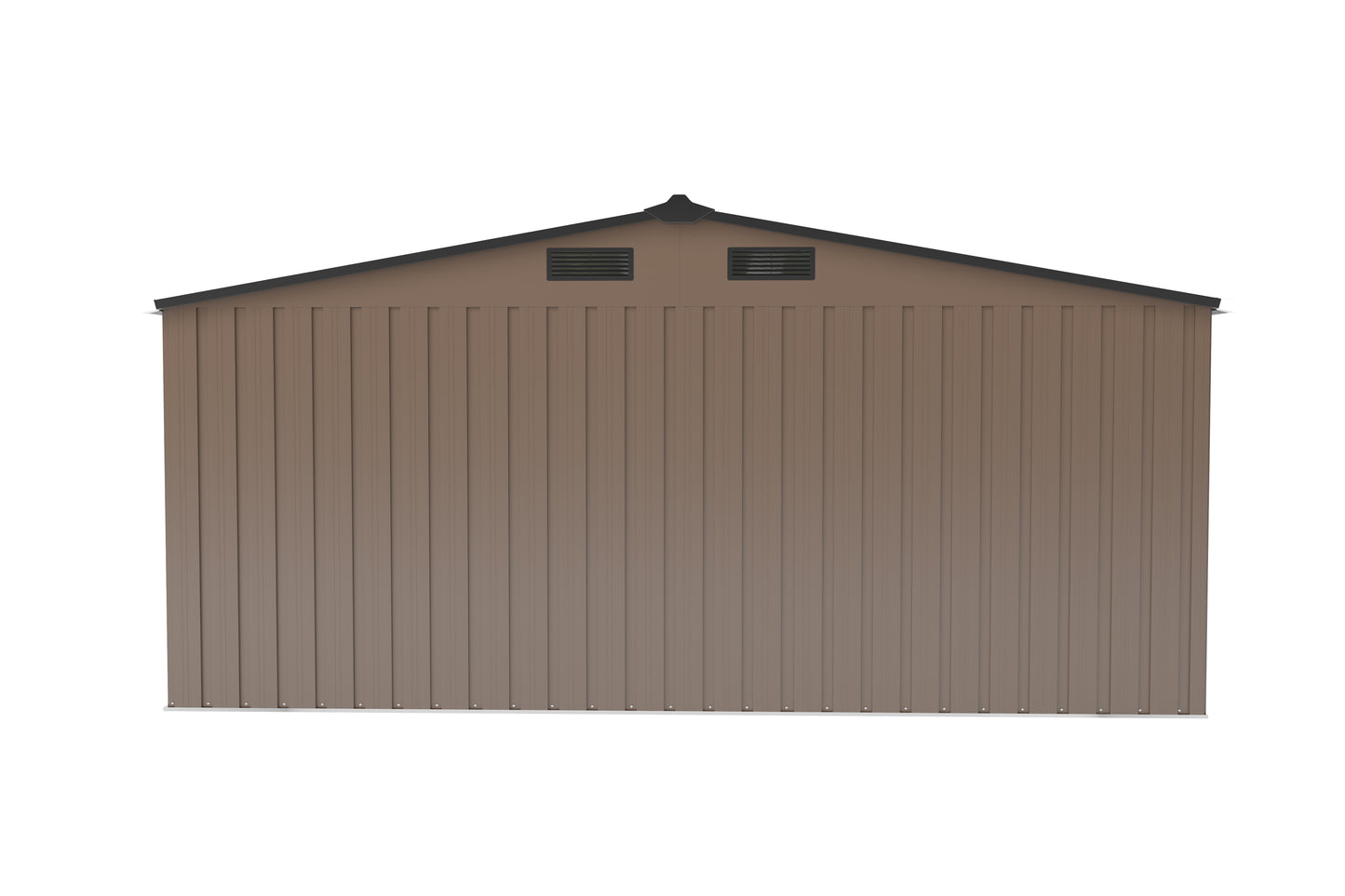 10*12ft 0.25mm color steel plate, surface protective film, Two daylight Windows, A practical and thoughtful gift,two colors can be freely selected storage sheds