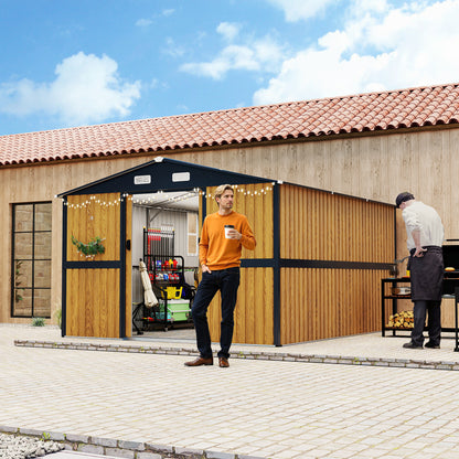 20x20 FT Event Shelter with Detachable Sides and Carport Capability - Equipped with Storage Solutions for Various Outdoor Occasions