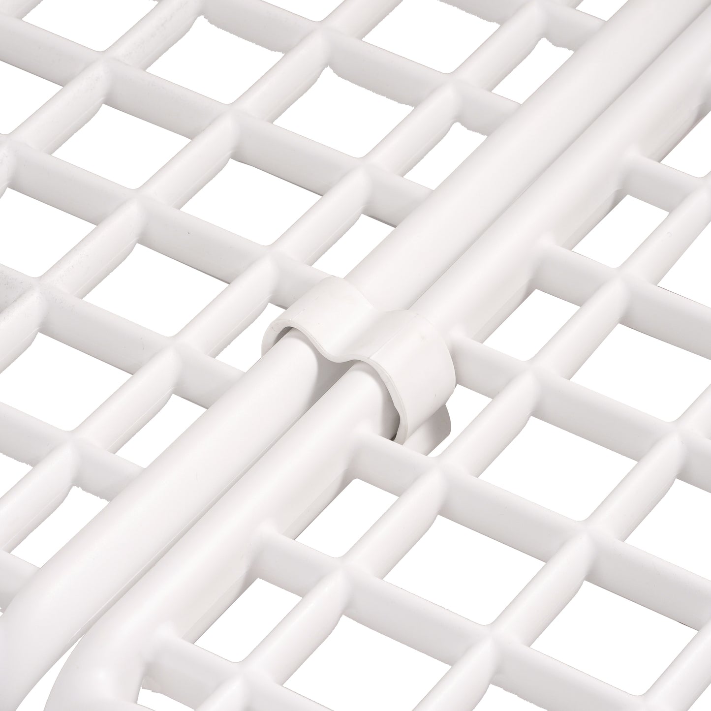 5 Piece Patio Conversation Sets, Modern Outdoor Patio Sectional Furniture Set with Square Coffee Table, Waterproof Thick Cushion Deep Seating for Porch, Balcony, White & Light Gray