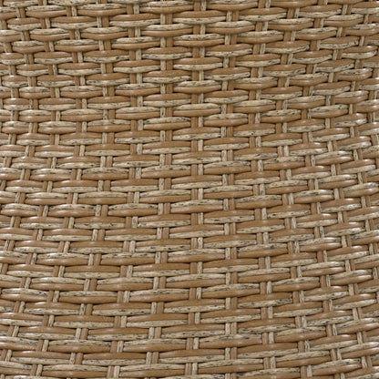 K&K 5 Pieces Patio Furniture Chair Sets, Patio Conversation Set With Wicker Cool Bar Table, Ottomans,Outdoor Furniture Bistro Sets for Porch,Backyard,Balcony,Poolside Brown