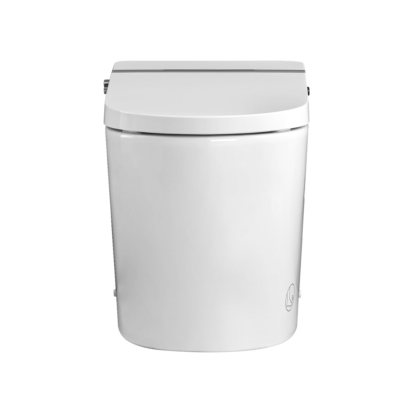 Smart Toilet Bidet Combo with Foot Sensor Open Cover/Seat, LED Display, Self-Cleaning Nozzle, Heated Seat, Night Light, Knob Control, Soft Close, Auto Flush, with Remote Control