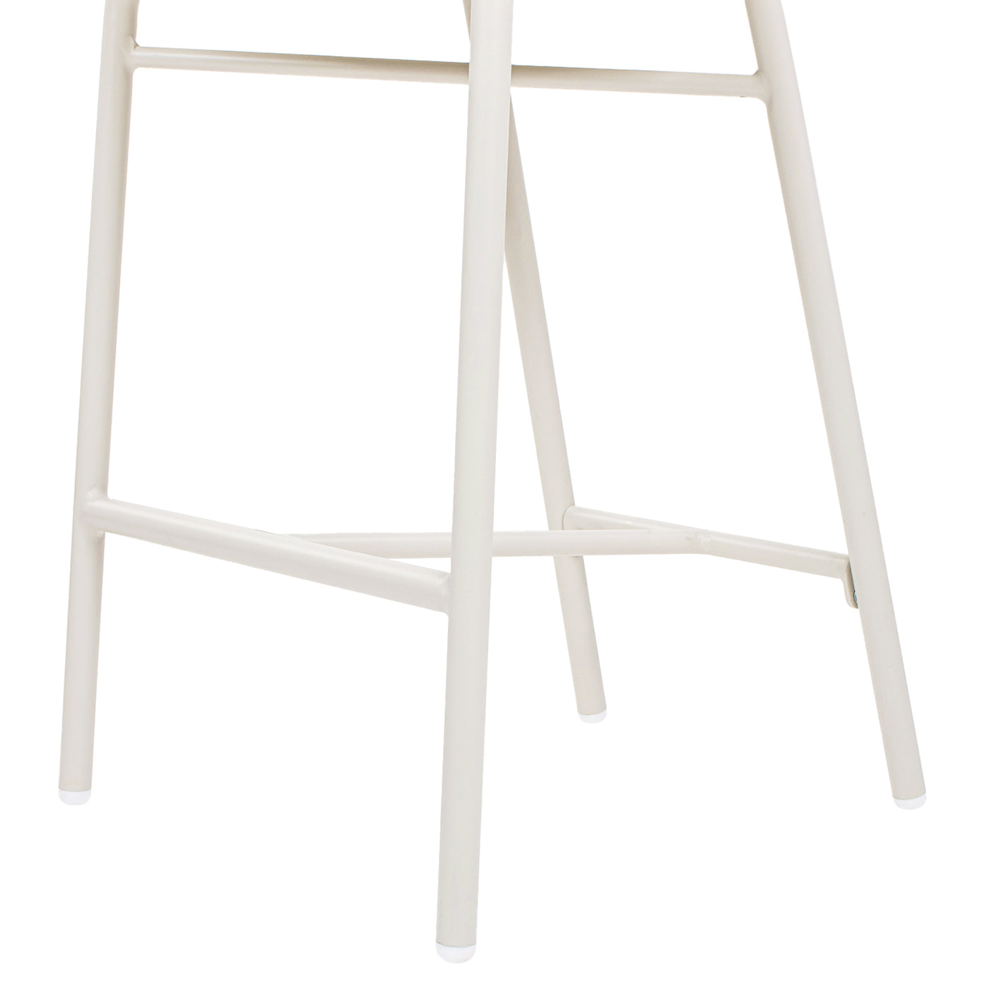 28" Wicker Back Outdoor Bar Stool, Set of 2, Wheat Beige Axroma Olefin