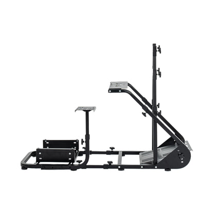 Enhanced and stable racing wheel cockpit, compatible with Fanatec, PXN, Thrustmaster, and Logitech adjustable driving simulators, excluding handbrake, pedals, and monitor