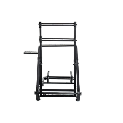Enhanced and stable racing wheel cockpit, compatible with Fanatec, PXN, Thrustmaster, and Logitech adjustable driving simulators, excluding handbrake, pedals, and monitor