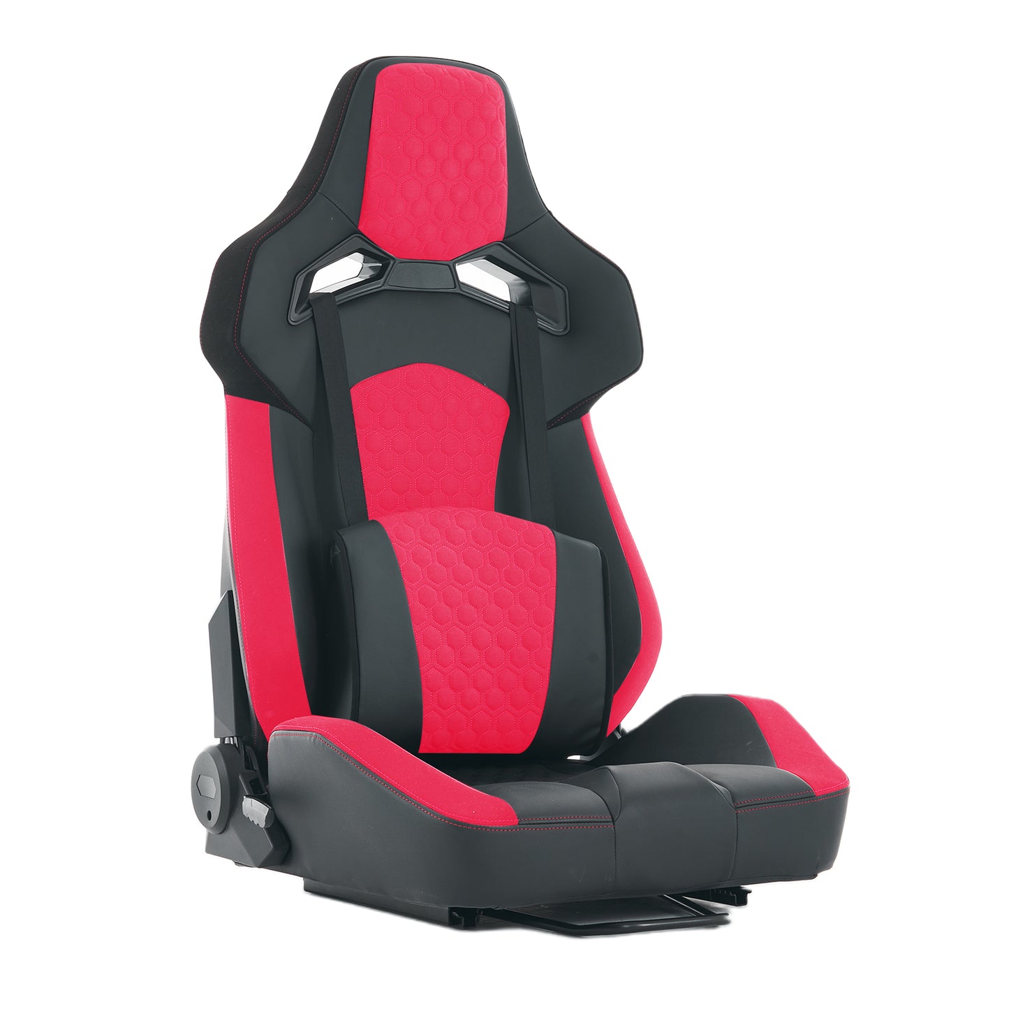 Universal PVC Bucket Style Reclinable Sport PU Leather Simulator Racing Seat with Adjustable Lock Slide