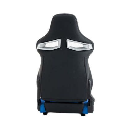 Universal PVC Bucket Style Reclinable Sport PU Leather Simulator Racing Seat with Adjustable Lock Slide