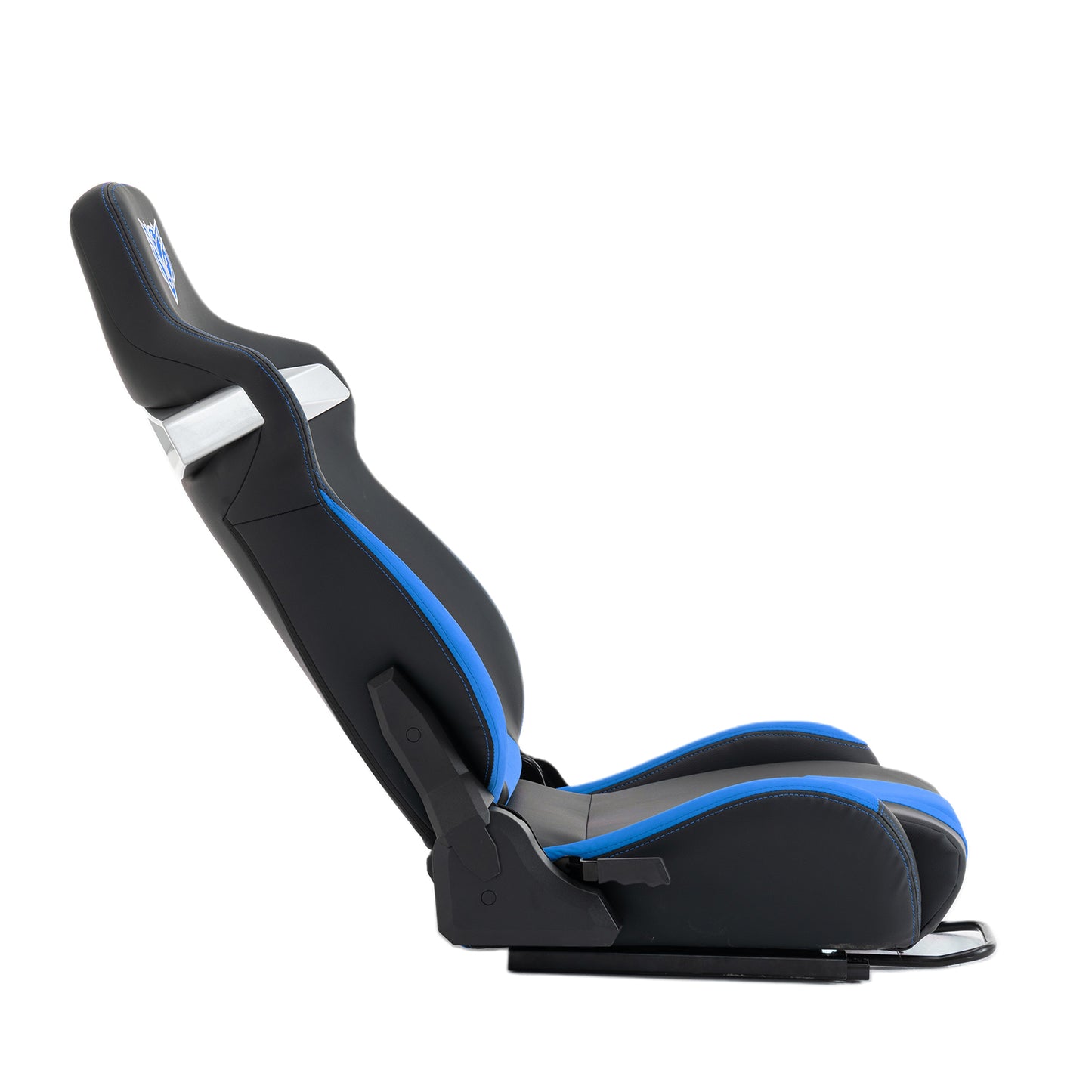 Universal PVC Bucket Style Reclinable Sport PU Leather Simulator Racing Seat with Adjustable Lock Slide