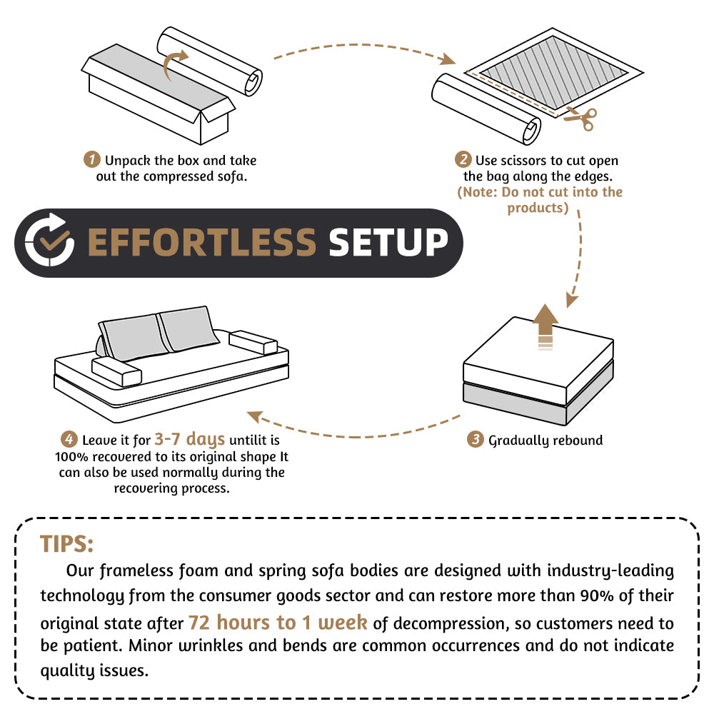 86.6"Multifunctional Convertible Sofa Bed with 2 Removable Backrests and 2 Pillows,Fuffy Chenille Fabric Sofa,Chaise Lounge,Game Pad,DIY Modern Upholstered Couch,Deep Seat Couch for Living Room,Office