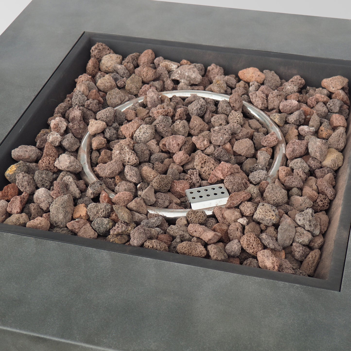 SQUARE IRON FIRE PIT-50 000 BTU