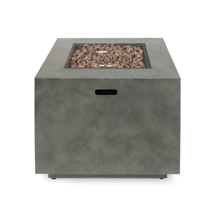 SQUARE IRON FIRE PIT-50 000 BTU