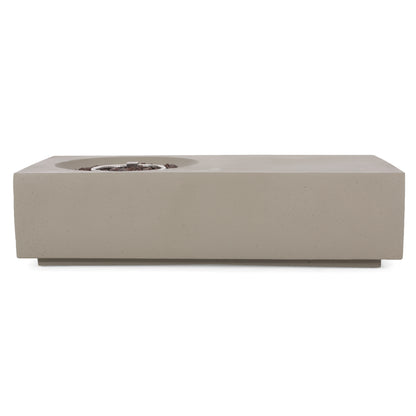 RECTANGLE 14.75" MGO FIRE PIT - 50 000 BTU