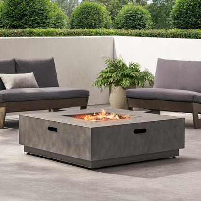 SQUARE Iron FIRE PIT-50 000 BTU