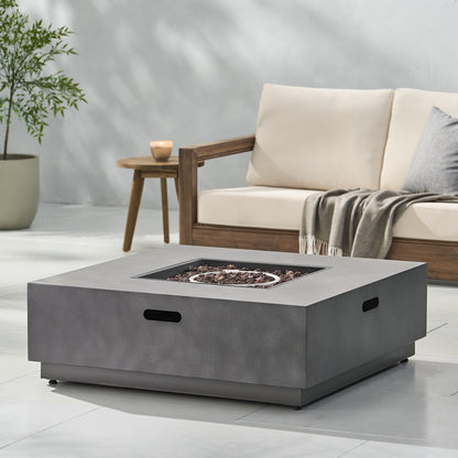 SQUARE Iron FIRE PIT-50 000 BTU