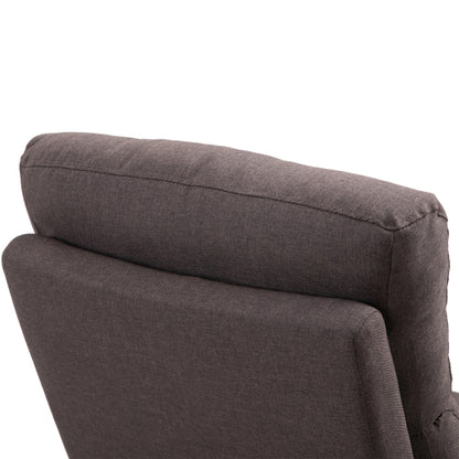 Electric Power Lift Recliner Chair for Elderly, Fabric Lift Chair with Remote Control, Side Pockets for Living Room, Brown