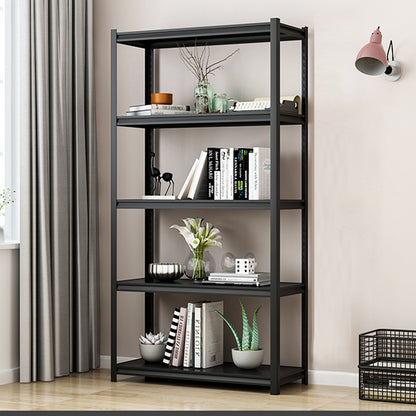 63"H  5 Tier Metal Shelves for Storage Garage Shelving 2000LBS Heavy Duty Storage Shelves Adjustable Garage Shelf Industrial Shelving Unit Storage Utility Rack,31.5"W*15.7"D*63"H,Black