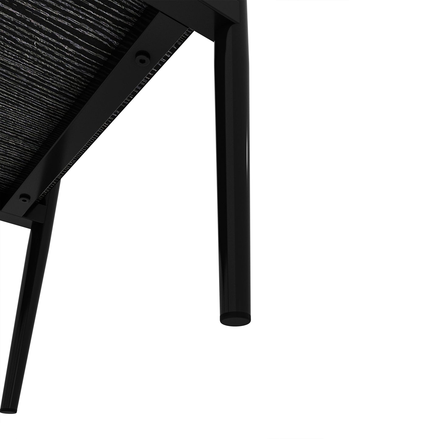 Set of 2 Rectangle End Table, Tempered Glass Tabletop with MDF layer, Modern Table for Living Room , Gray Glass