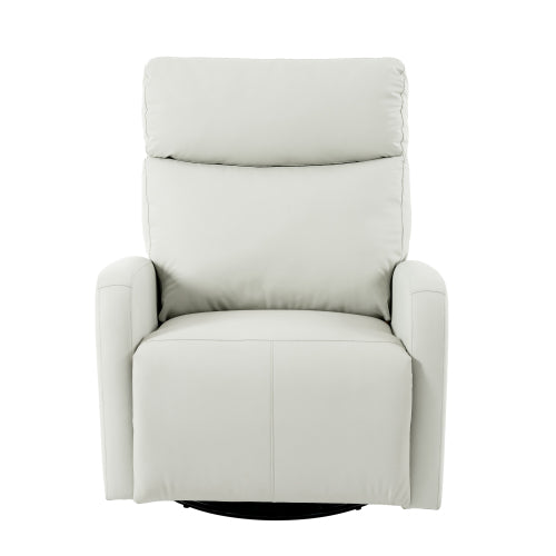 Rocking Recliner Chair,360° Swivel Nursery Rocking Chair,Glider Chair,Modern Small Rocking Swivel Recliner Chair for Bedroom,Living Room Chair Home Theater Seat,Phone Holder(Light Gray+360° Swivel)