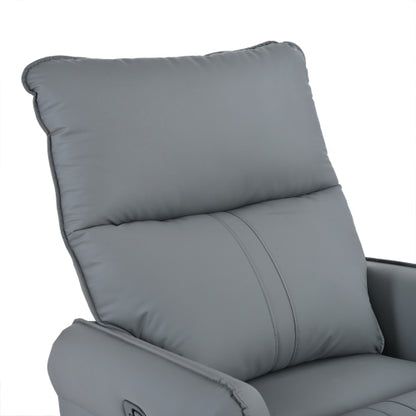 Rocker Recliner Chair,360° Swivel Nursery Rocking Chair,Glider Chair,Modern Small Rocking Swivel Recliner Chair for Bedroom,Living Room Chair Home Theater Seat,Side Pocket(Blue-gray+360° Swivel)