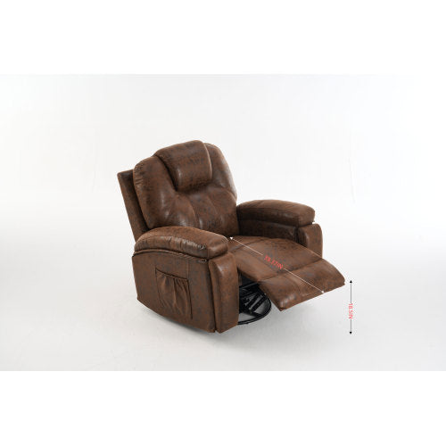 Power Lift Recliner Chair with Massage Elderly, Overstuffed Wide Recliners, Heavy Duty and Safety Motion Reclining Mechanism