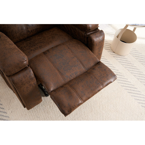 Power Lift Recliner Chair with Massage Elderly, Overstuffed Wide Recliners, Heavy Duty and Safety Motion Reclining Mechanism
