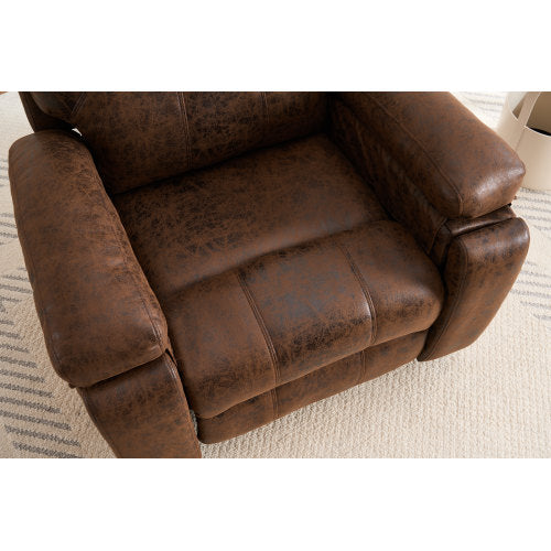 Power Lift Recliner Chair with Massage Elderly, Overstuffed Wide Recliners, Heavy Duty and Safety Motion Reclining Mechanism