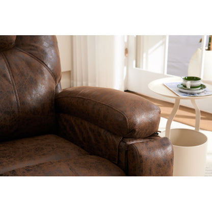 Power Lift Recliner Chair with Massage Elderly, Overstuffed Wide Recliners, Heavy Duty and Safety Motion Reclining Mechanism