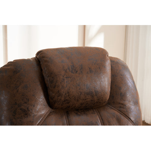 Power Lift Recliner Chair with Massage Elderly, Overstuffed Wide Recliners, Heavy Duty and Safety Motion Reclining Mechanism