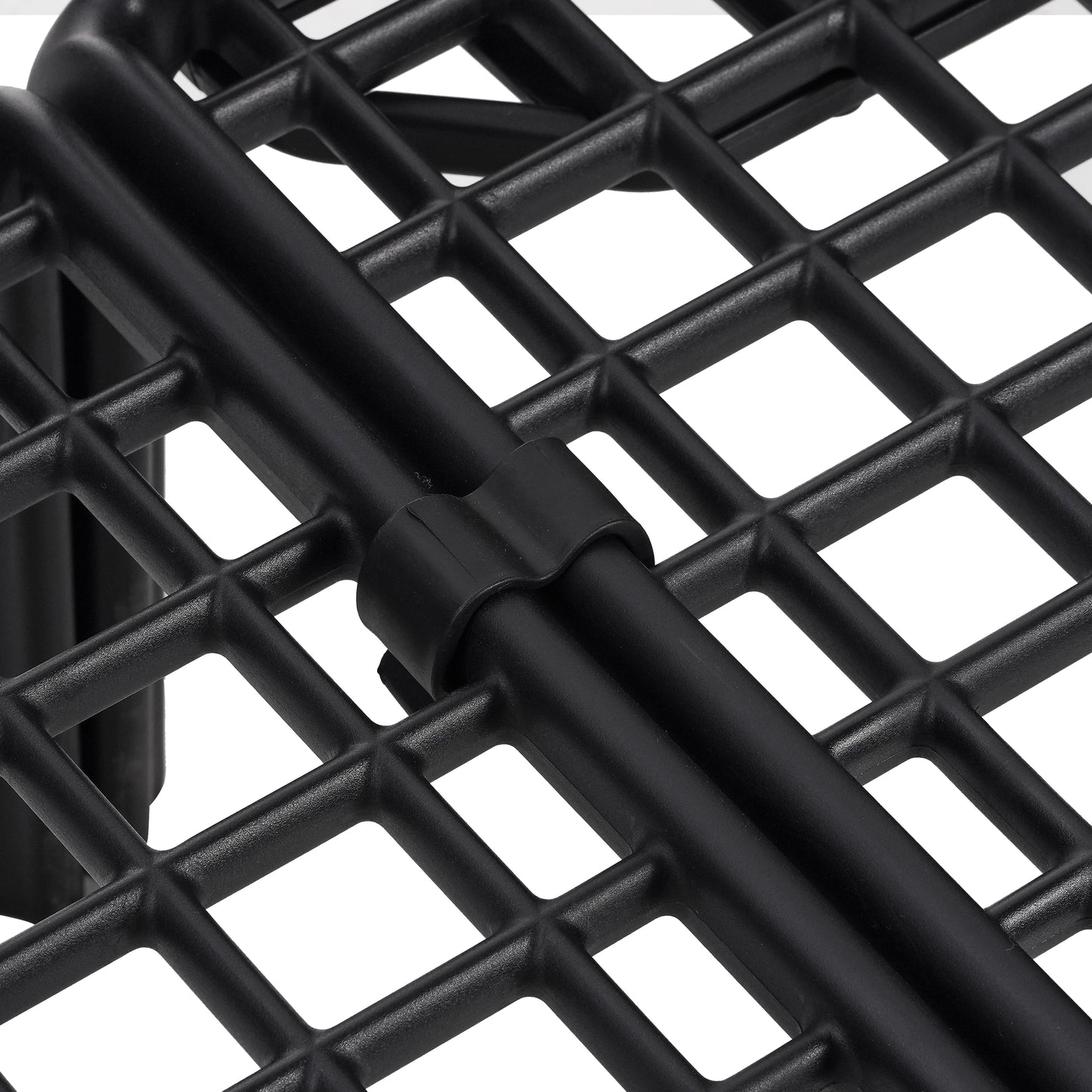 3 Piece Patio Conversation Sets, Modern Outdoor Patio Sectional Furniture Set with Square Coffee Table, Waterproof Thick Cushion Deep Seating for Porch, Balcony, Black & Dark Gray