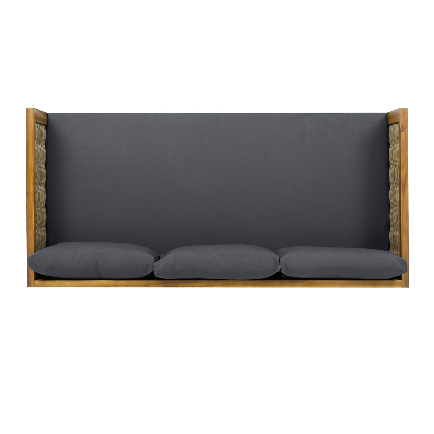 Wicker Patio Furniture Set Outdoor Rattan Sectional Sets Conversation Set - Weather-Resistant, for Garden, Patio & Deck(with Water Resistant Thick Dark Grey Cushions)