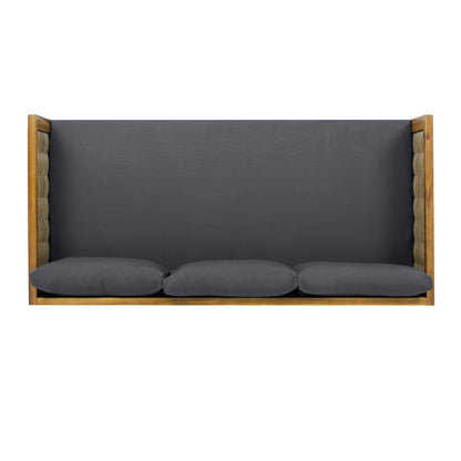 Wicker Patio Furniture Set Outdoor Rattan Sectional Sets Conversation Set - Weather-Resistant, for Garden, Patio & Deck(with Water Resistant Thick Dark Grey Cushions)