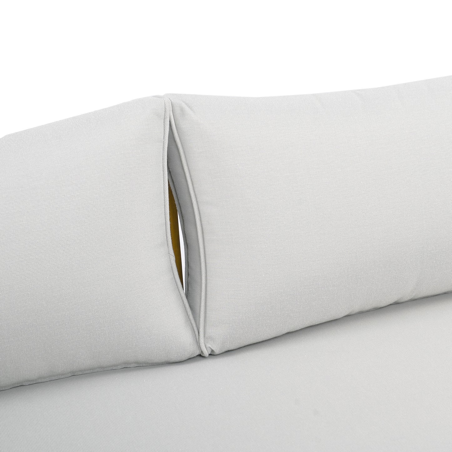 Wicker Patio Furniture Set Outdoor Rattan Sectional Sets Conversation Set - Weather-Resistant, for Garden, Patio & Deck(with Water Resistant Thick Light Gray Cushions)