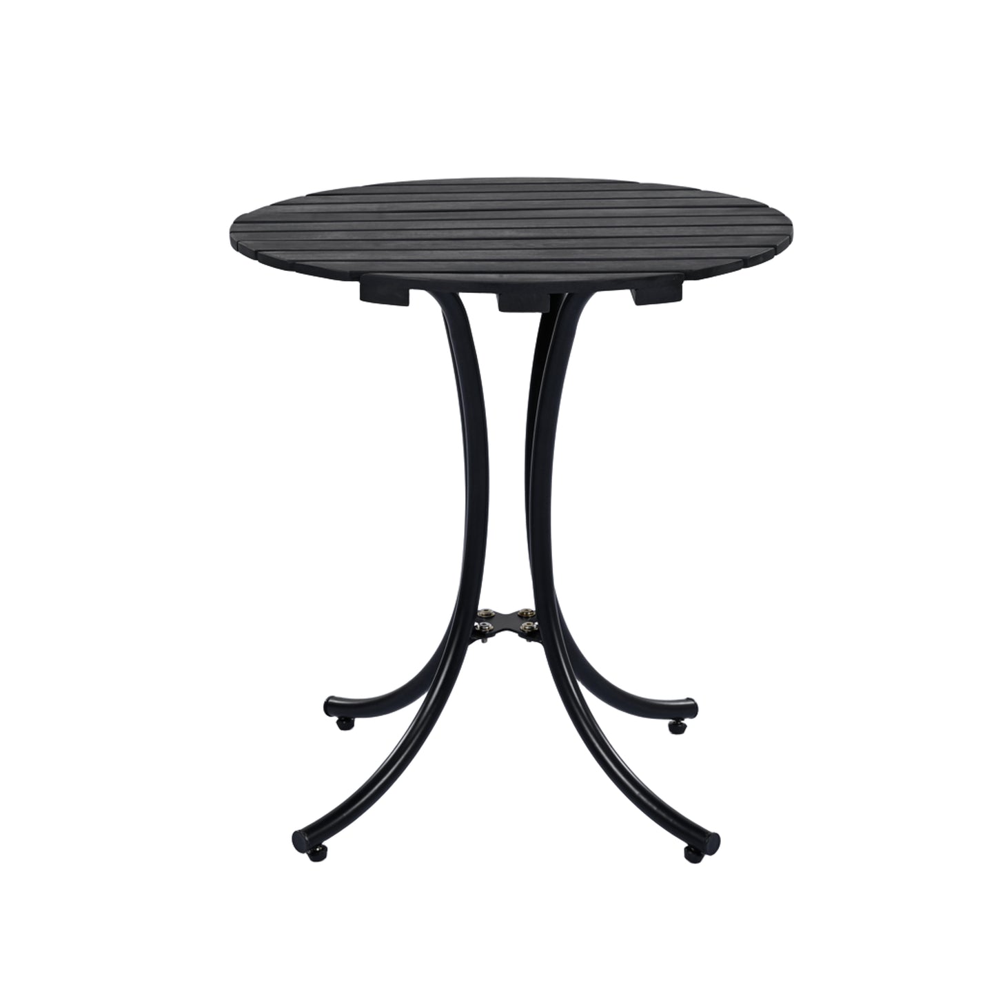 3 Pieces Wicker Outdoor Patio Furniture Set with Lounge Chair, Balcony Chairs Table Set with Cushions, Ottoman, Patio Conversation Sets for Garden ,Deck,and Porch, Black & Beige