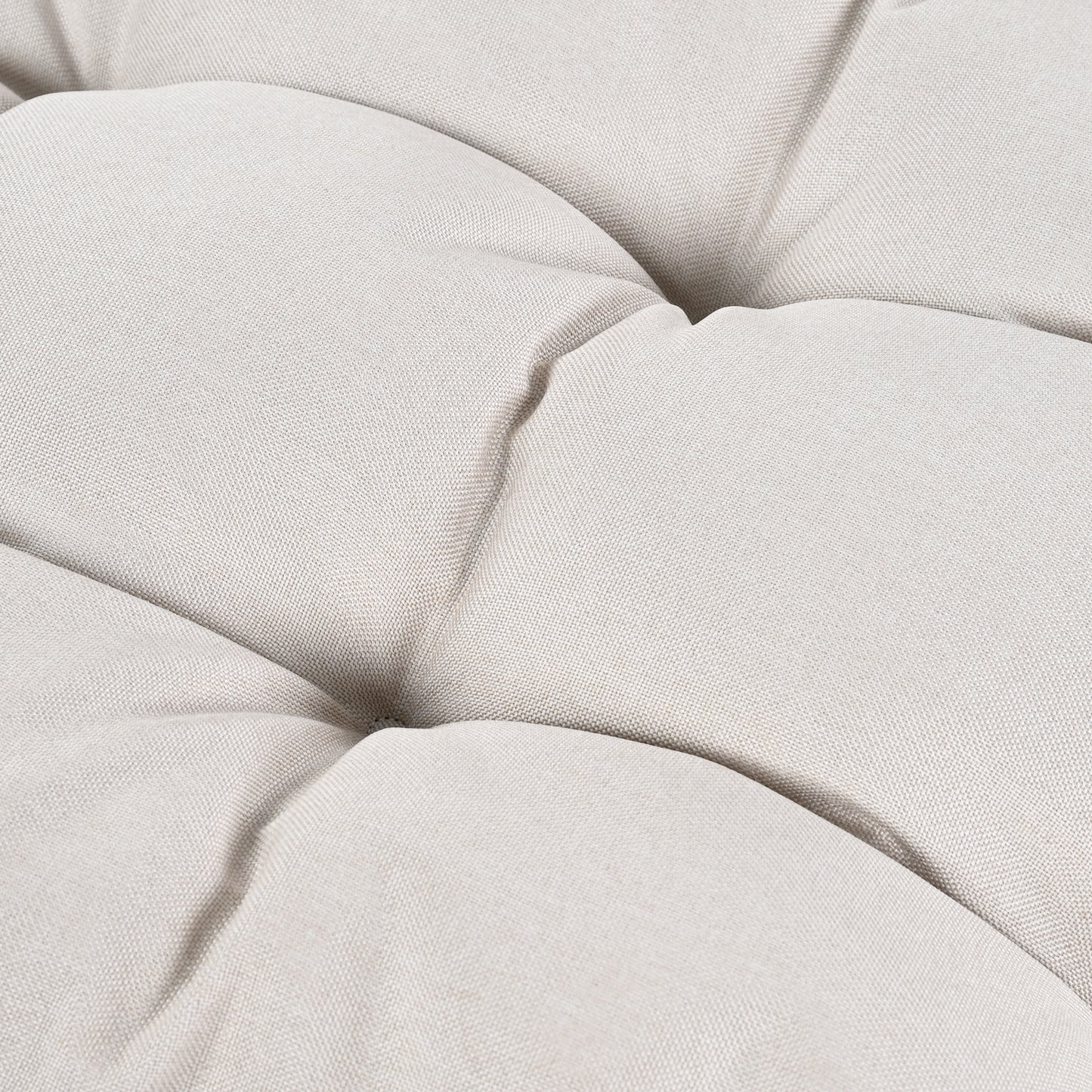 3 Pieces Wicker Outdoor Patio Furniture Set with Lounge Chair, Balcony Chairs Table Set with Cushions, Ottoman, Patio Conversation Sets for Garden ,Deck,and Porch, Black & Beige