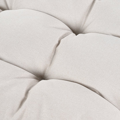 3 Pieces Wicker Outdoor Patio Furniture Set with Lounge Chair, Balcony Chairs Table Set with Cushions, Ottoman, Patio Conversation Sets for Garden ,Deck,and Porch, Black & Natural & Beige