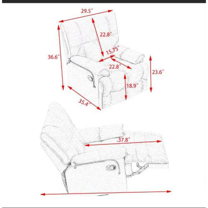 Single chair cyan comfortable seat, the seat is soft and comfortable, suitable for small living room space single sofa