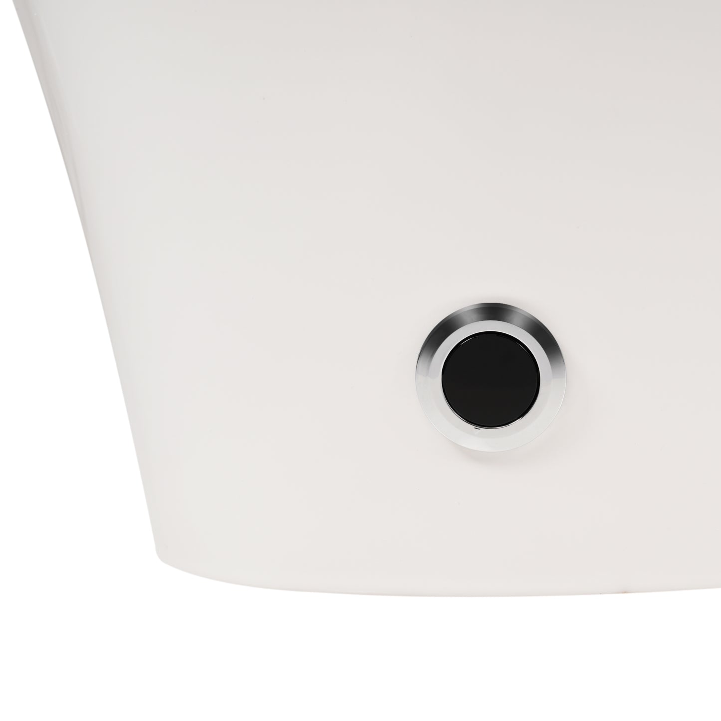 Heated Seat Smart Toilet, One Piece Toilet, Automatic Flush Tankless Toilet without Bidet, with Foot sensor Flush, Blue Night Light, Knob Control, Power Outage Flushing, Soft Close Cover,White