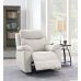Chriki Beige Polished Microfiber Power Motion Recliner with Lift, Heating & Massage Chair