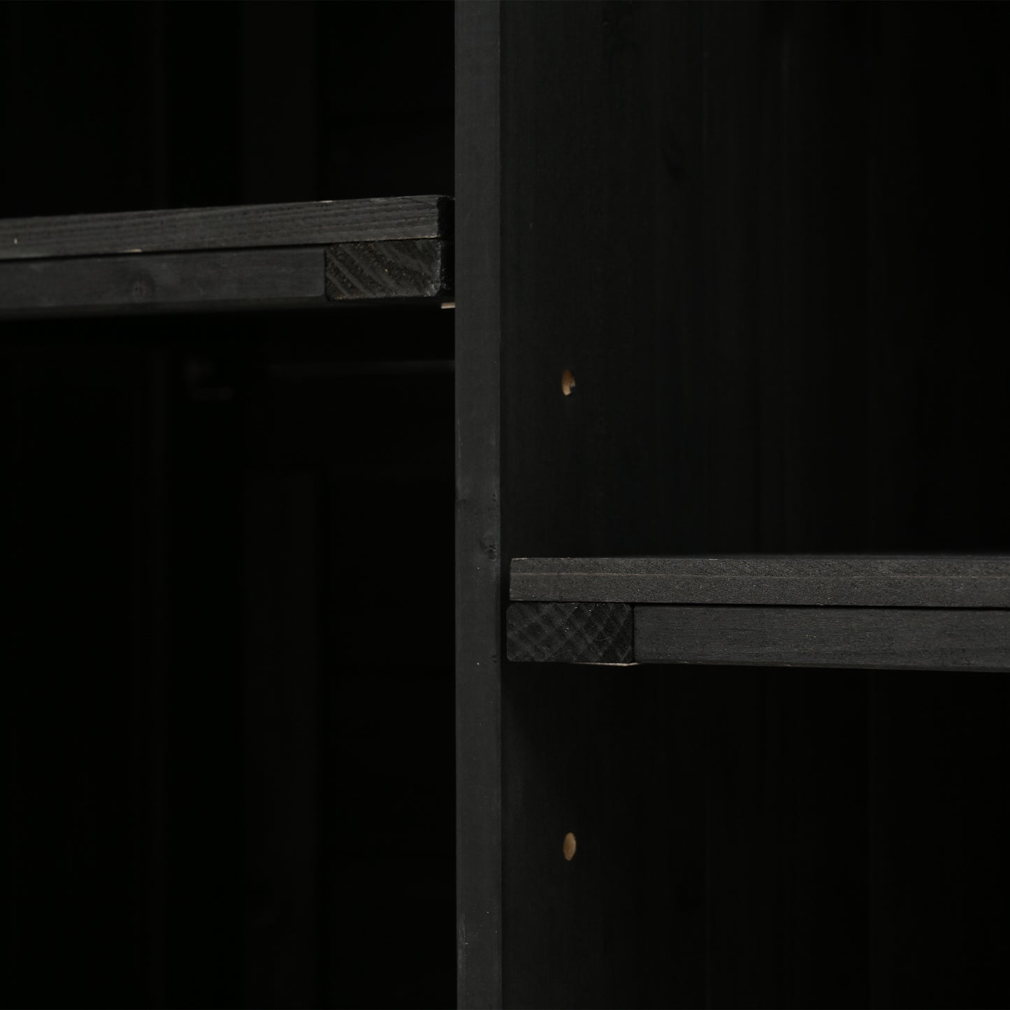 Outdoor Kitchen Island Fir Wood Kitchen Island with Stainless Steel Top, Ample Storage Space, Towel and Spice Racks and a Bottle Opener for Outdoor, Black